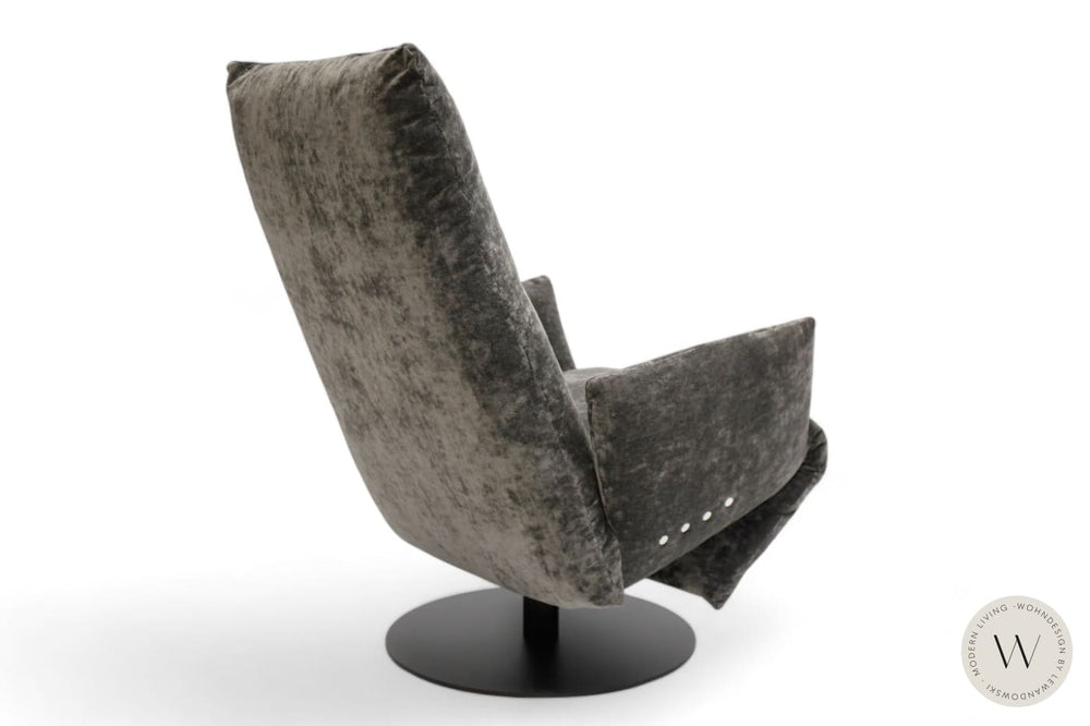 Relaxsessel Baboo in Stoff Bohéme graphit Bullfrog