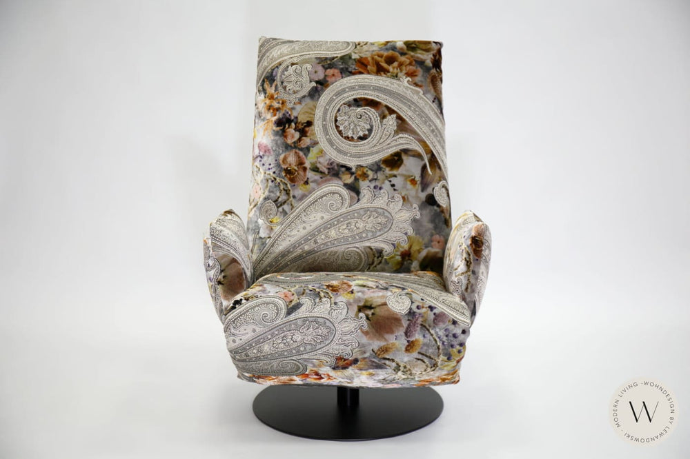 Relaxsessel Baboo in Stoff Paisley umbra Bullfrog