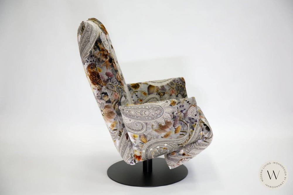 Relaxsessel Baboo in Stoff Paisley umbra Bullfrog