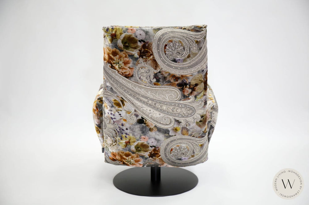 Relaxsessel Baboo in Stoff Paisley umbra Bullfrog