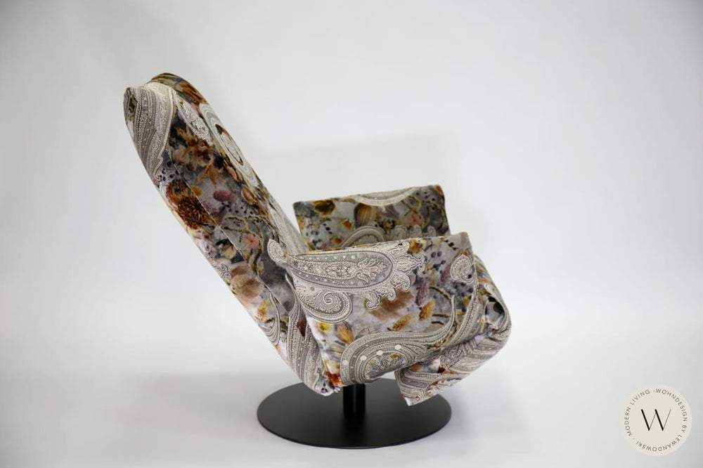 Relaxsessel Baboo in Stoff Paisley umbra Bullfrog
