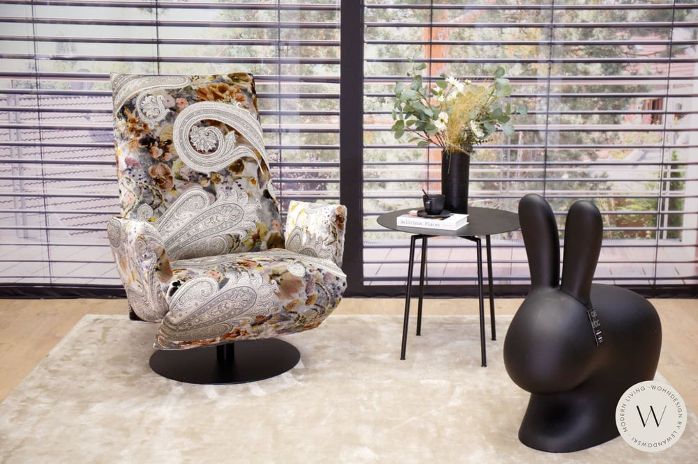 Relaxsessel Baboo in Stoff Paisley umbra Bullfrog