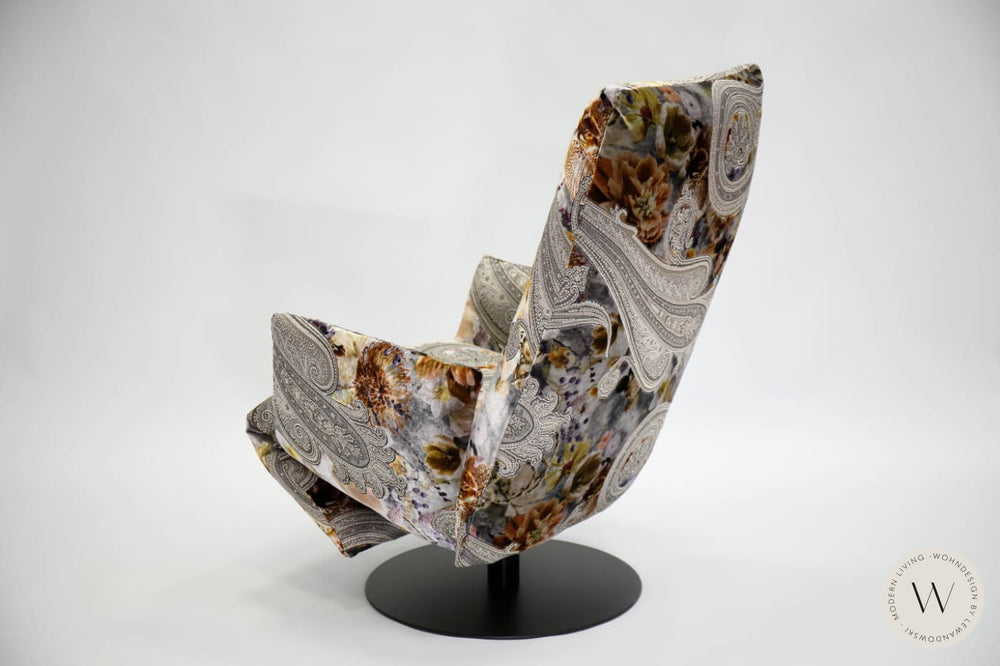 Relaxsessel Baboo in Stoff Paisley umbra Bullfrog