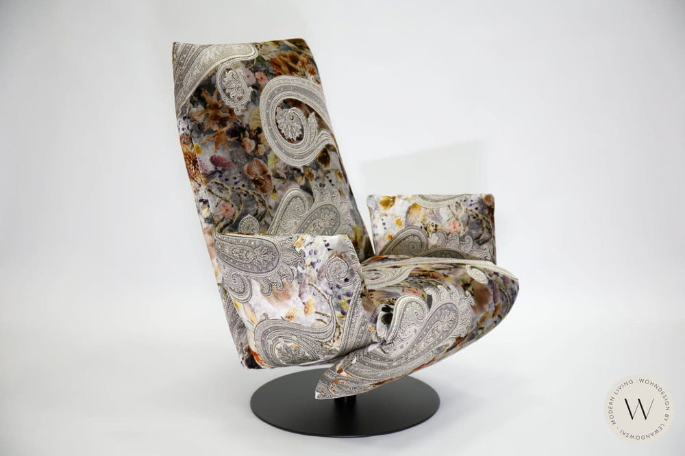 Relaxsessel Baboo in Stoff Paisley umbra Bullfrog