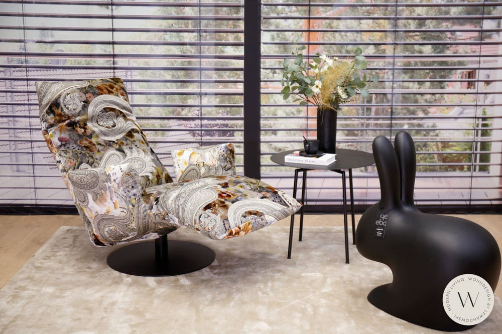 Relaxsessel Baboo in Stoff Paisley umbra Bullfrog