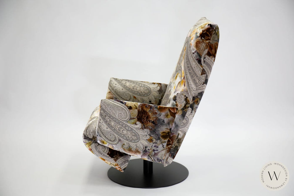 Relaxsessel Baboo in Stoff Paisley umbra Bullfrog