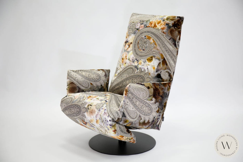 Relaxsessel Baboo in Stoff Paisley umbra Bullfrog