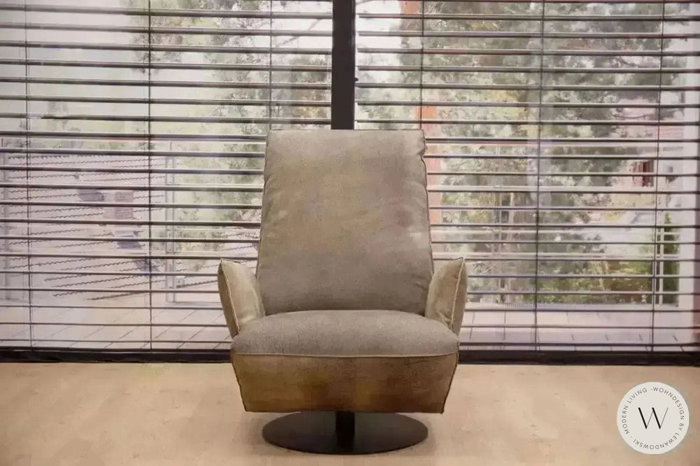 Relaxsessel Modell Baboo 170F in Leder Crazy nubuk schoko Bullfrog