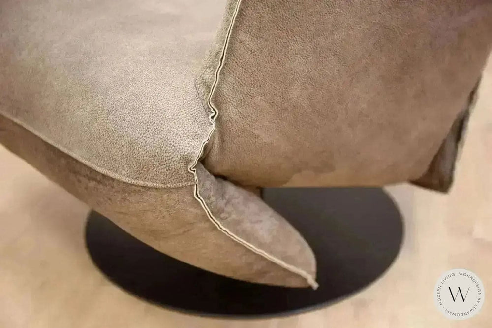 Relaxsessel Modell Baboo 170F in Leder Crazy nubuk schoko Bullfrog