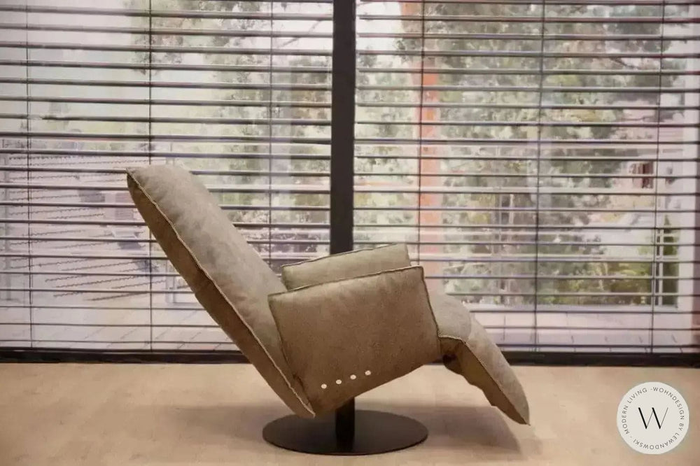 Relaxsessel Modell Baboo 170F in Leder Crazy nubuk schoko Bullfrog