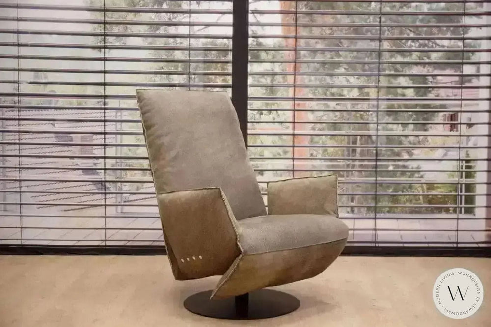 Relaxsessel Modell Baboo 170F in Leder Crazy nubuk schoko Bullfrog