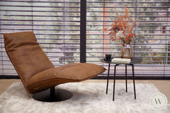 Relaxsessel Modell Baboo inkl. Akku in Leder Rhino tabak Bullfrog