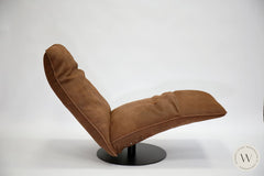 Relaxsessel Modell Baboo inkl. Akku in Leder Rhino tabak Bullfrog