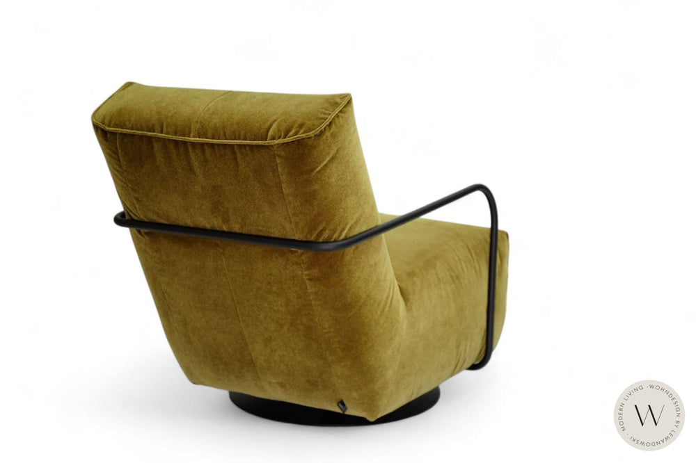 Relaxsessel Modell Twister inkl. Hocker in Stoff Charmelle Bullfrog