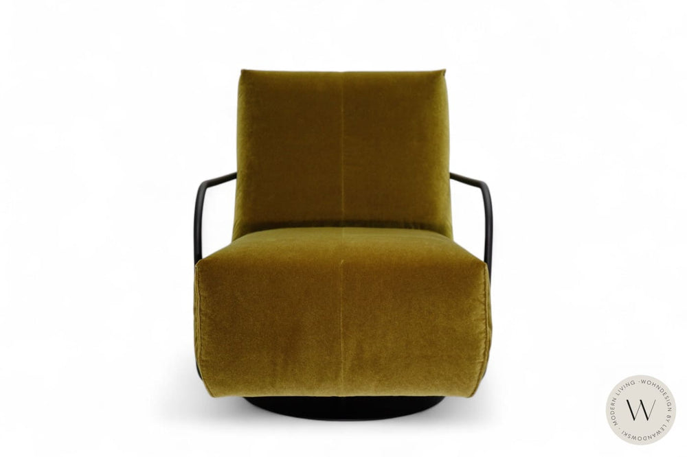 Relaxsessel Modell Twister inkl. Hocker in Stoff Charmelle Bullfrog