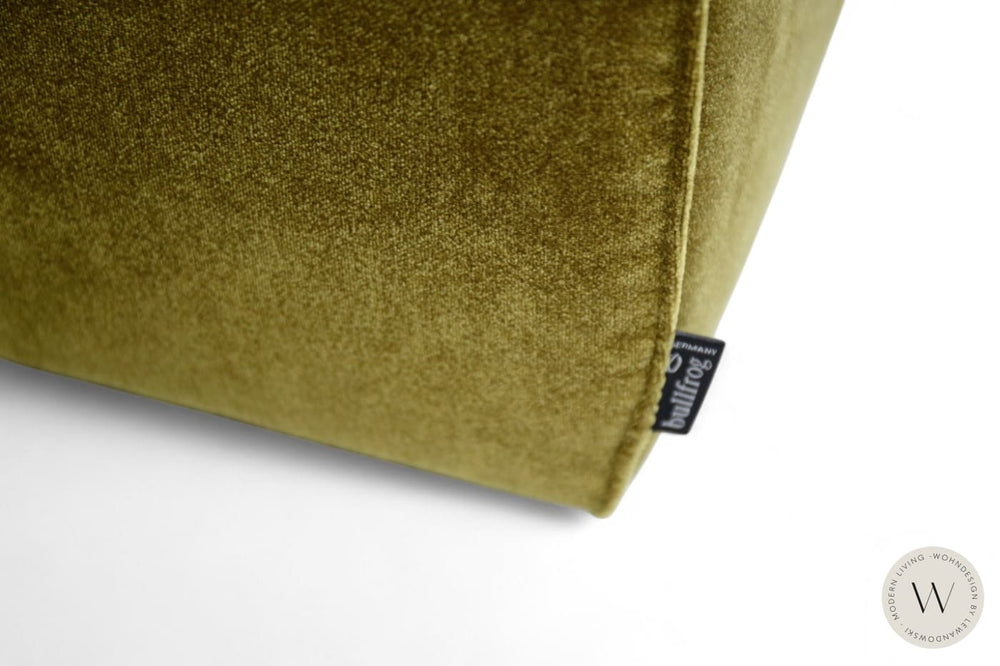 Relaxsessel Modell Twister inkl. Hocker in Stoff Charmelle Bullfrog