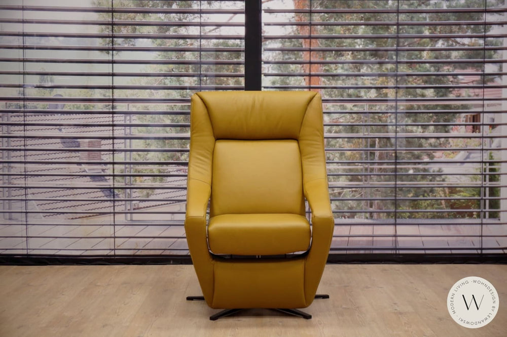 Relaxsessel Modell YOKO n.5 in Leder D dolce bee inkl. Akku Koinor