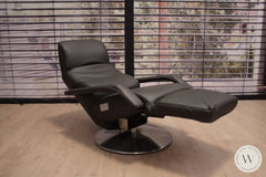 Relaxsessel Signo VM2 in Leder C Classic pepper Koinor