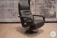 Relaxsessel Signo VM2 in Leder C Classic pepper Koinor