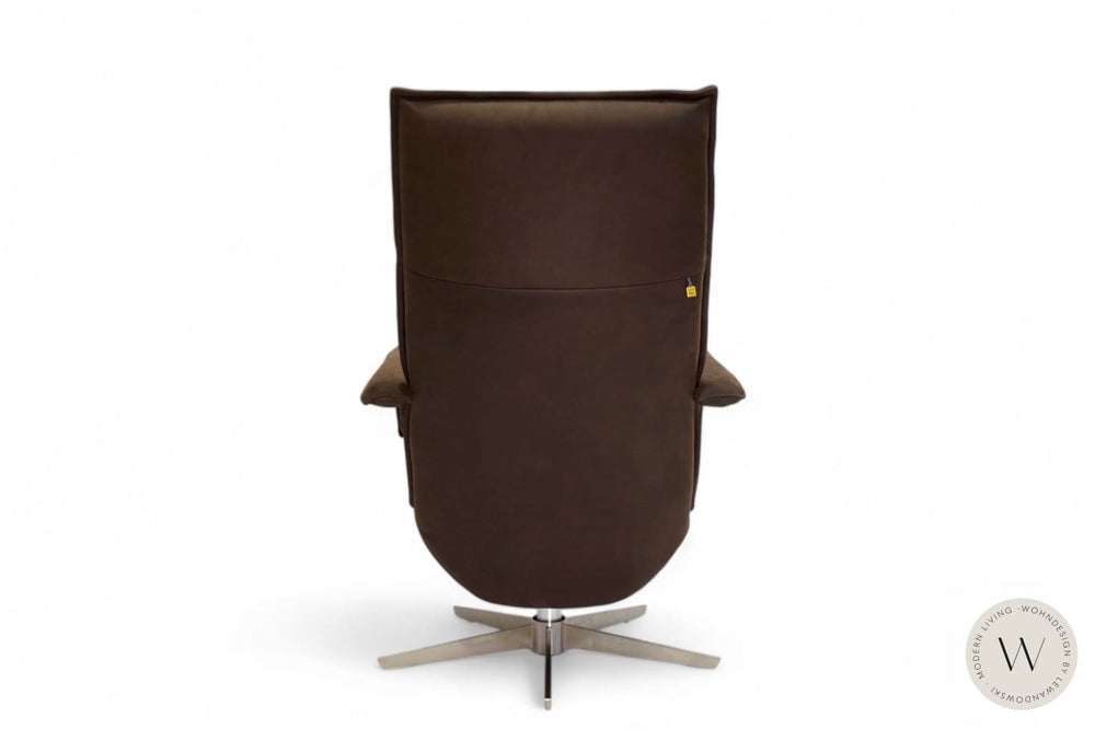 Relaxsessel Sofy inkl. Akku + Kissen in Leder D Velvet marron Koinor