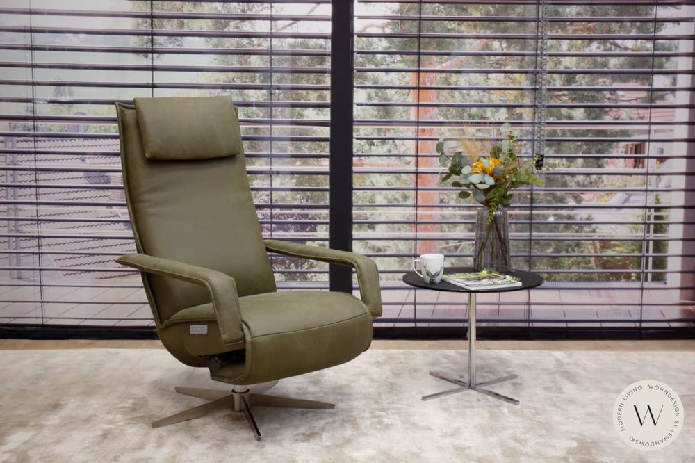 Relaxsessel Sofy in Leder A verde Koinor