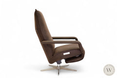 Relaxsessel Sofy inkl. Akku + Kissen in Leder D Velvet marron Koinor