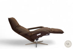 Relaxsessel Sofy inkl. Akku + Kissen in Leder D Velvet marron Koinor