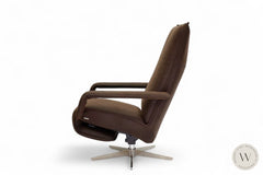 Relaxsessel Sofy inkl. Akku + Kissen in Leder D Velvet marron Koinor