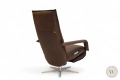 Relaxsessel Sofy inkl. Akku + Kissen in Leder D Velvet marron Koinor