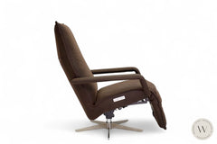 Relaxsessel Sofy inkl. Akku + Kissen in Leder D Velvet marron Koinor