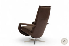 Relaxsessel Sofy inkl. Akku + Kissen in Leder D Velvet marron Koinor