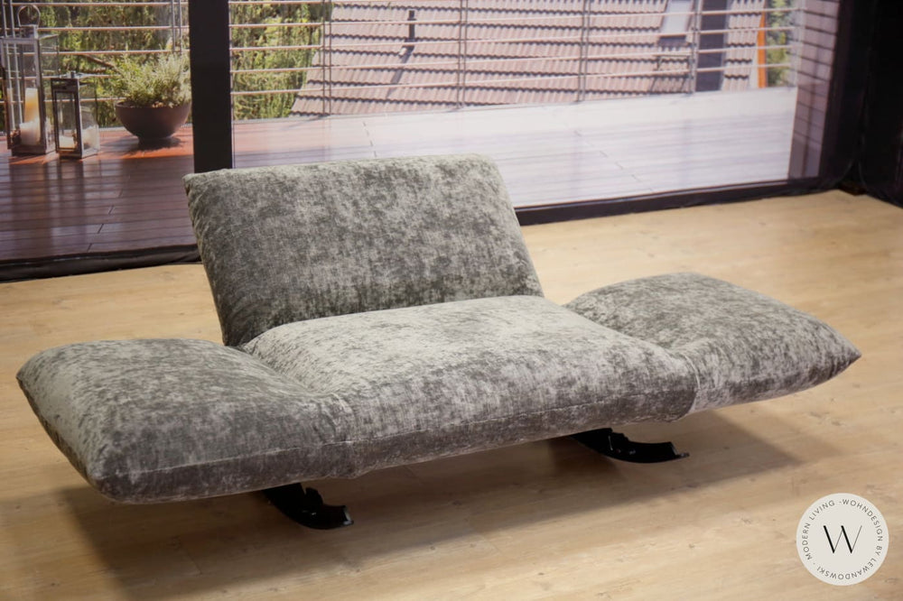 Sessel / Liege Modell ECKfrog in Stoff Boheme graphit Bullfrog