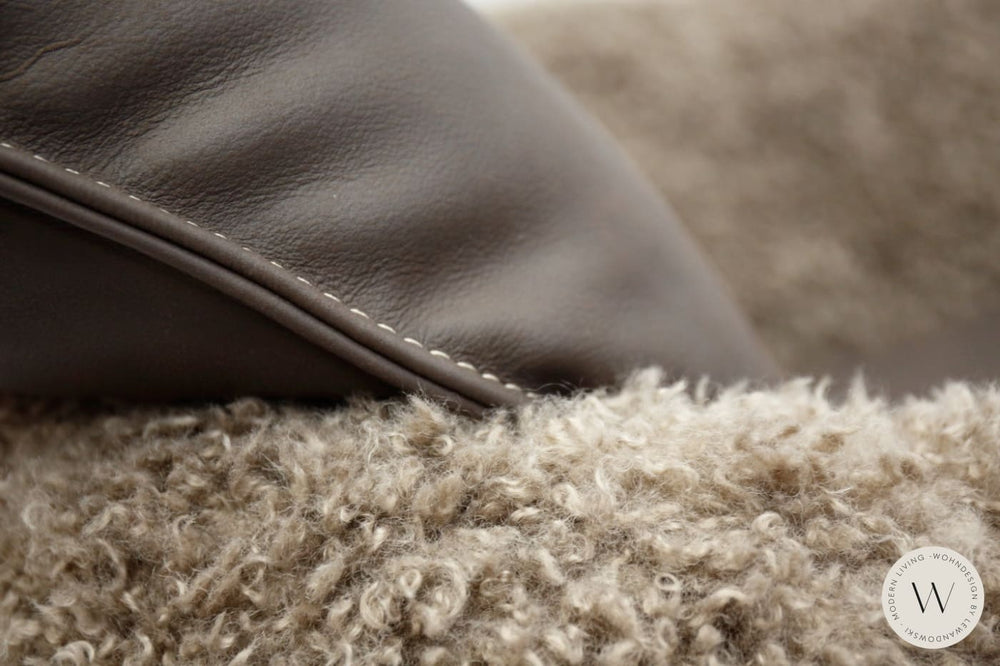 Sessel Modell Mooove in Leder A-India schoko & Doodle Koinor