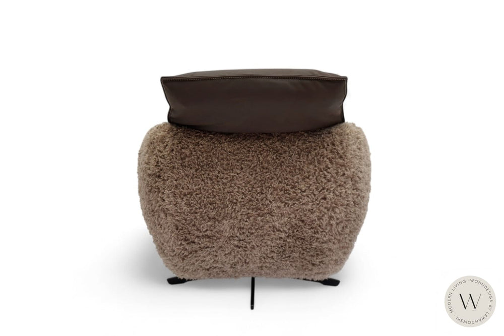 Sessel Modell Mooove in Leder A-India schoko & Doodle Koinor