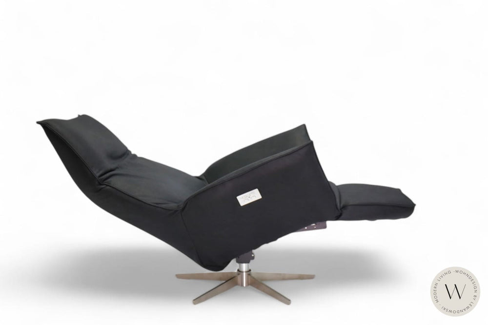 Sessel Safira inkl. Akku + Kissen Leder D Velvet gunmetal Koinor