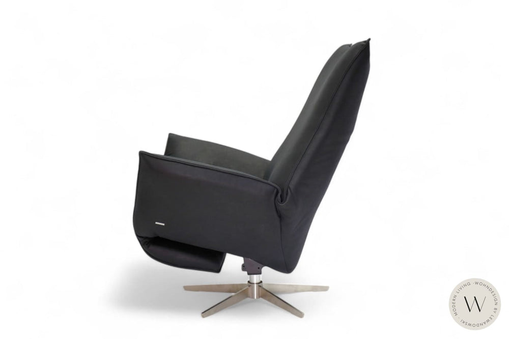 Sessel Safira inkl. Akku + Kissen Leder D Velvet gunmetal Koinor