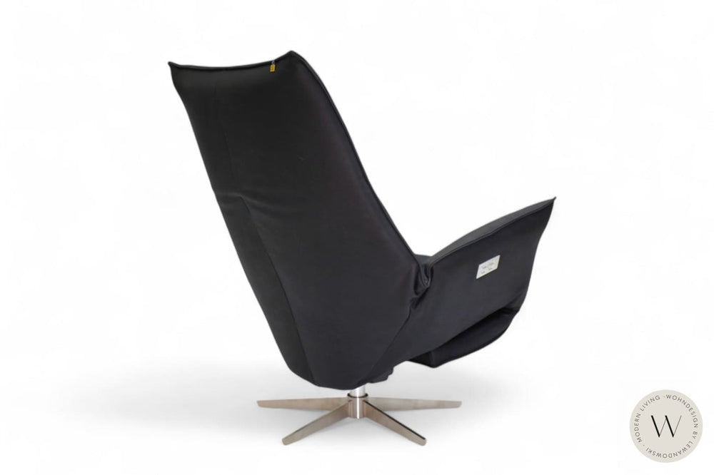 Sessel Safira inkl. Akku + Kissen Leder D Velvet gunmetal Koinor