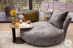Sofa / Sitzinsel Modell Amie in Stoff Boheme graphit Bullfrog