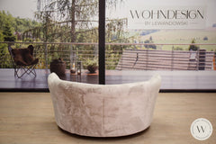 Sofa/ Sitzinsel Modell Amie In Stoff Fuzzy Beigegrau Sessel