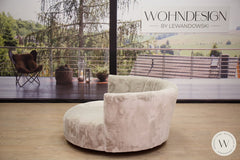 Sofa/ Sitzinsel Modell Amie In Stoff Fuzzy Beigegrau Sessel