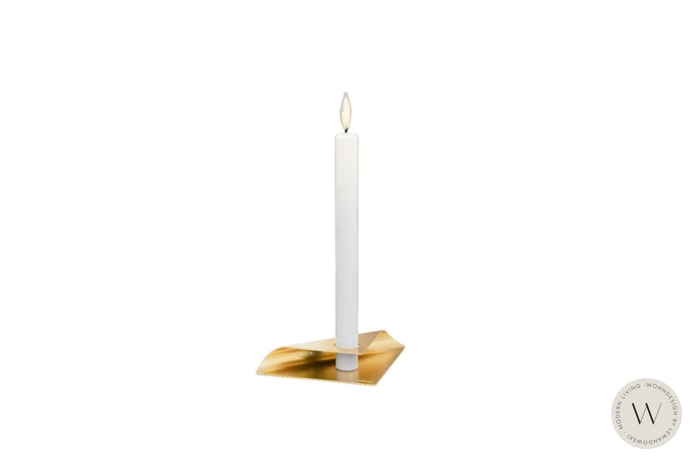 Square Candle Kerzenhalter gold WOHNDESIGN by Lewandowski