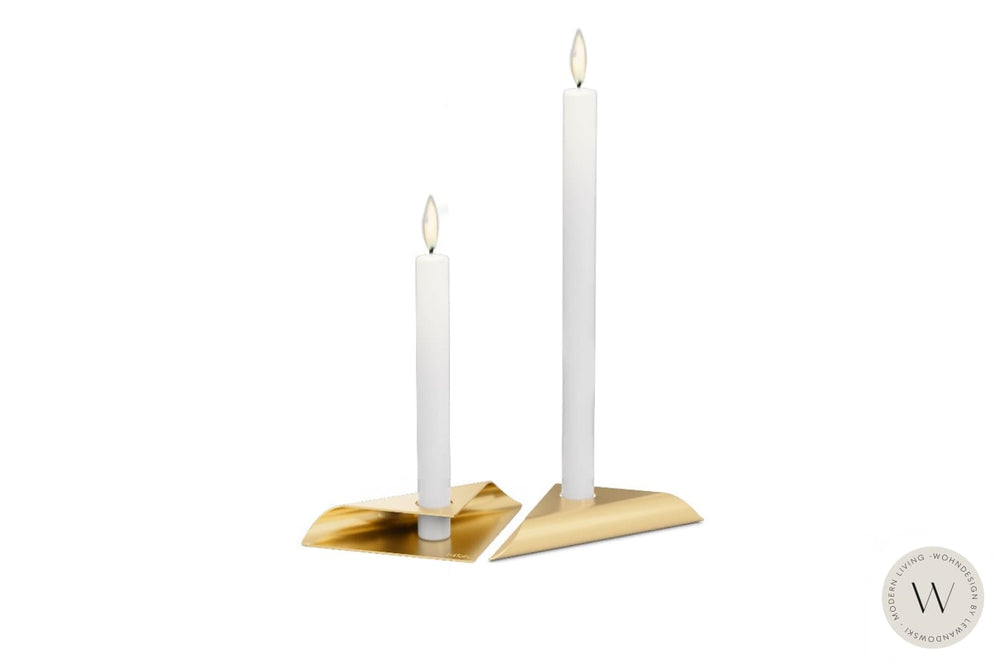 Square Candle Kerzenhalter gold WOHNDESIGN by Lewandowski