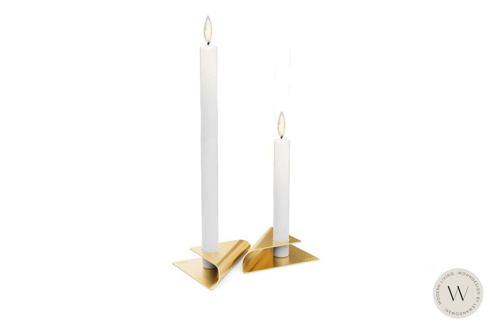 Square Candle Kerzenhalter gold WOHNDESIGN by Lewandowski