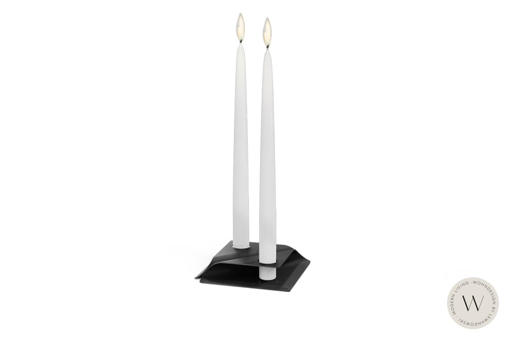 Square Candle Kerzenhalter schwarz WOHNDESIGN by Lewandowski