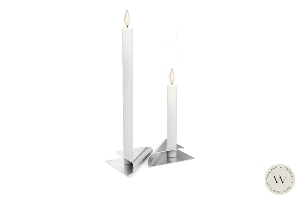 Square Candle Kerzenhalter silber WOHNDESIGN by Lewandowski