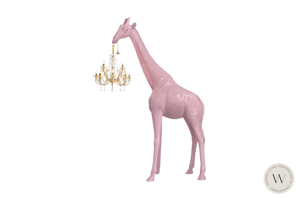 Stehleuchte GIRAFFE IN LOVE M - 265 cm hoch weiß (indoor) qeeboo