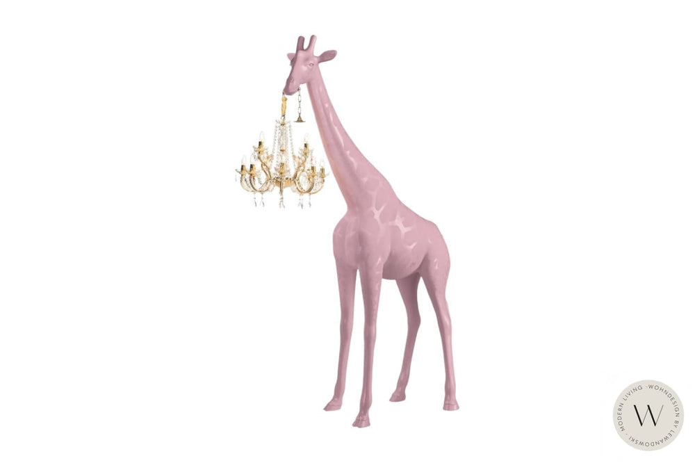 Stehleuchte GIRAFFE IN LOVE M - 265 cm hoch weiß (indoor) qeeboo