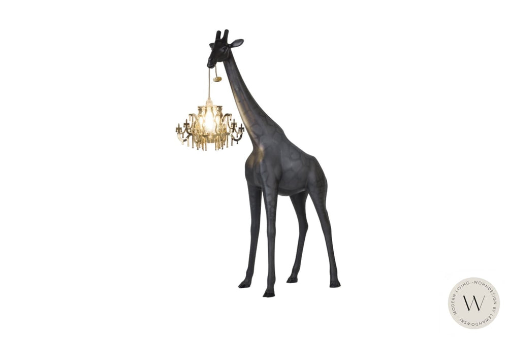 Stehleuchte GIRAFFE IN LOVE XS in schwarz qeeboo