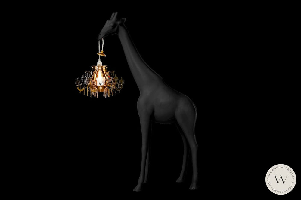 Stehleuchte GIRAFFE IN LOVE XS in schwarz qeeboo