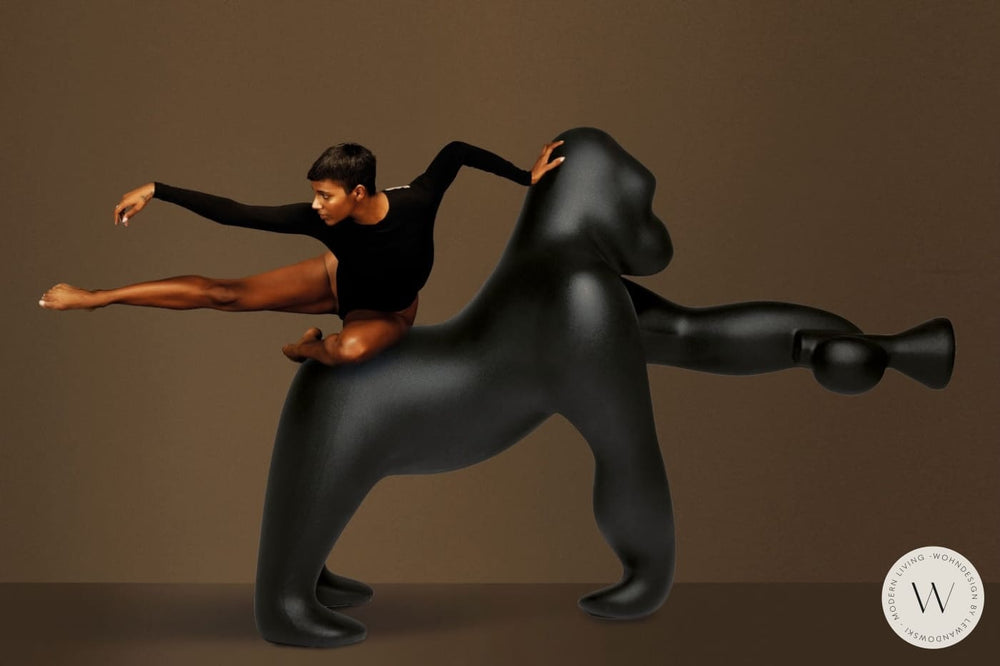 Stehleuchte KONG XL in schwarz (indoor/outdoor) qeeboo